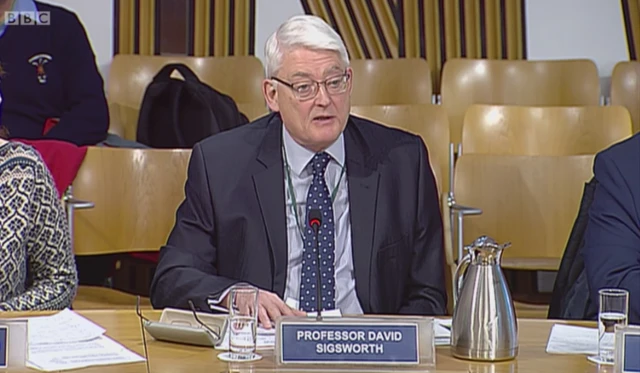 Professor David Sigsworth, former Chair of the Scottish Fuel Poverty Strategic Working Group