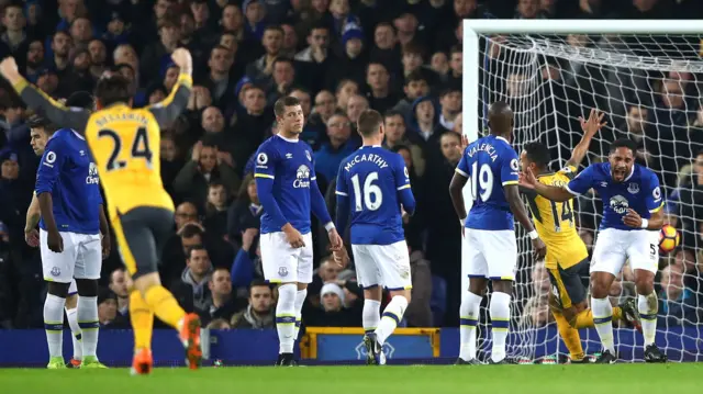 Dejected Everton react