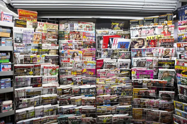 Newspaper stand