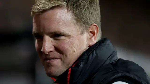 Eddie Howe smiles