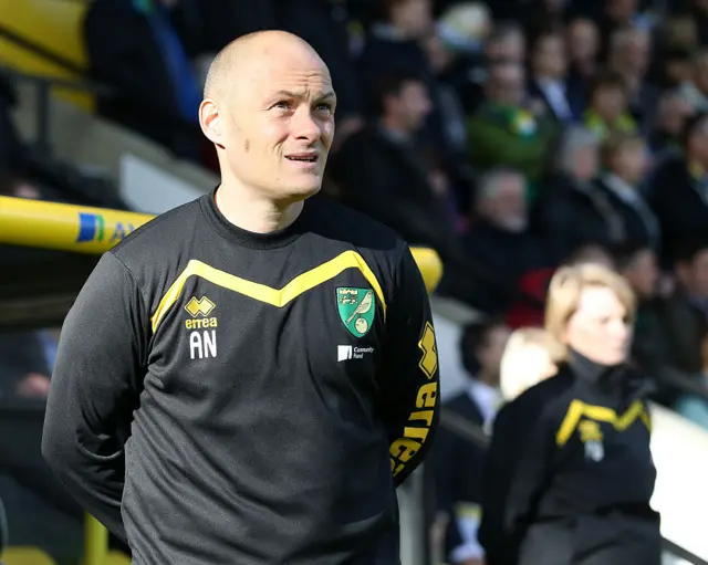 Norwich City manager Alex Neil