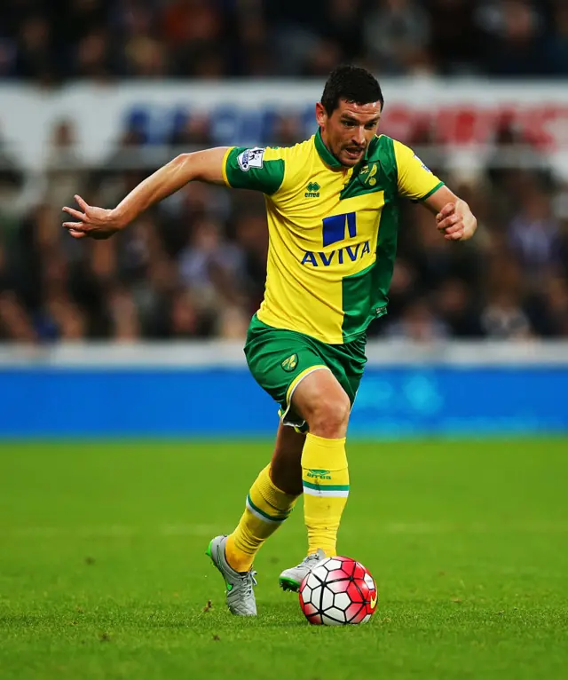 Norwich City midfielder Graham Dorrans