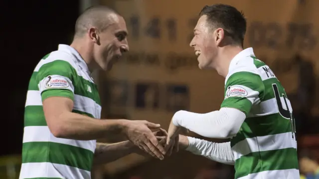 Scott Brown and Callum McGregor