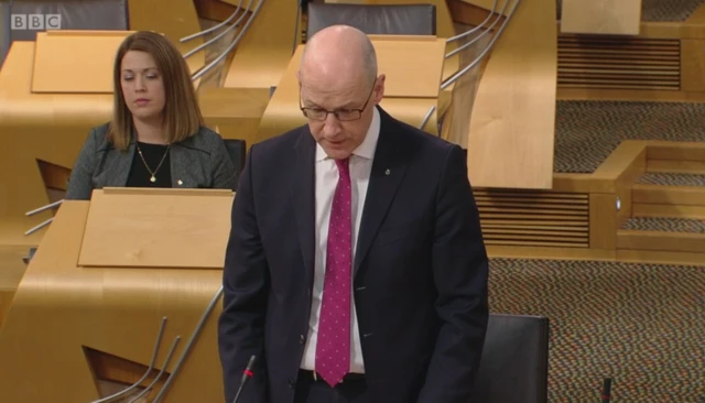 Education Secretary John Swinney