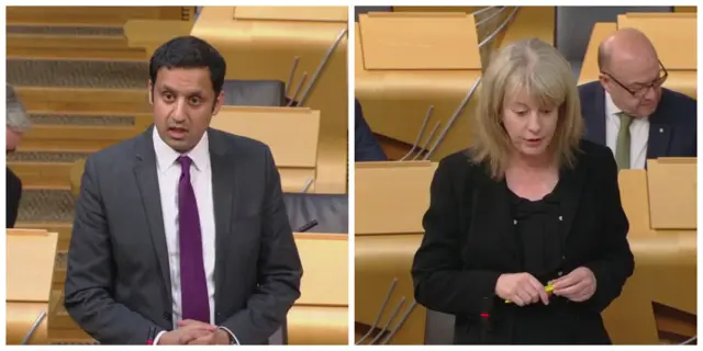 Anas Sarwar and Shona Robison