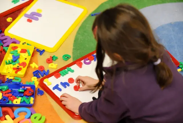 A child at school