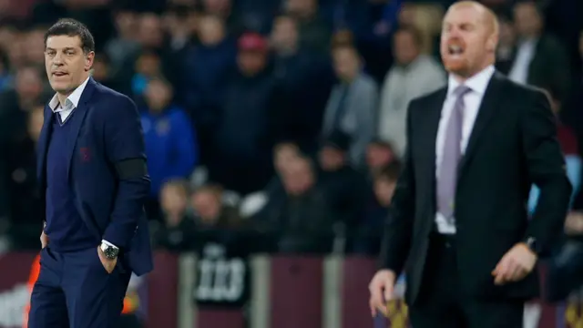 Slaven Bilic and Sean Dyche