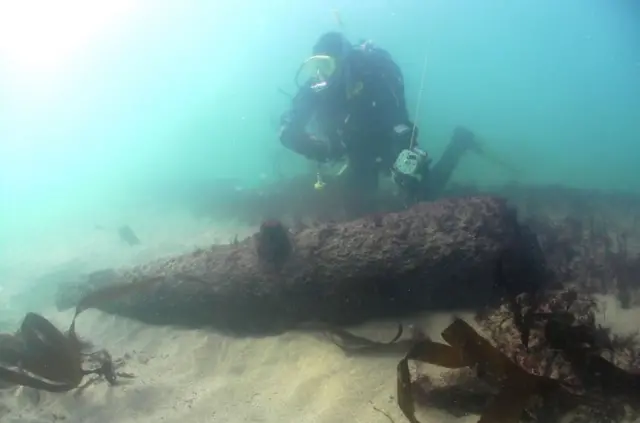 Wreck diver. Pic: Mark Milburn