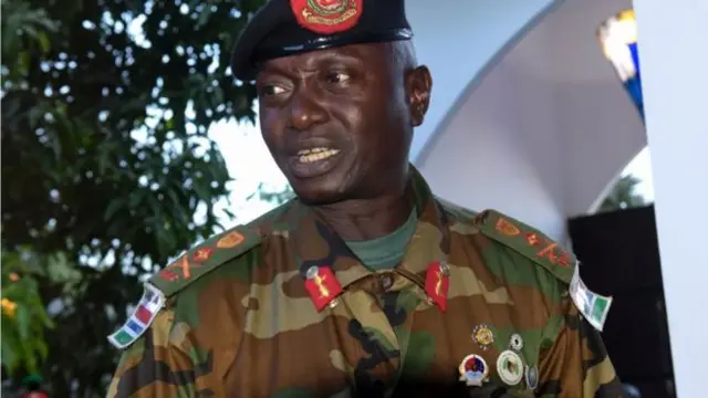 Gambia's army chief Ousman Badjie