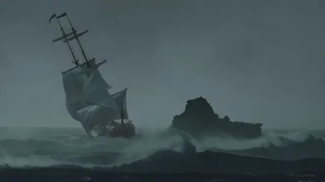 Poldark shipwreck. Pic: Mammoth Screen Ltd