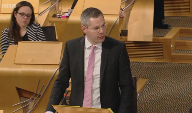 Finance Secretary Derek Mackay