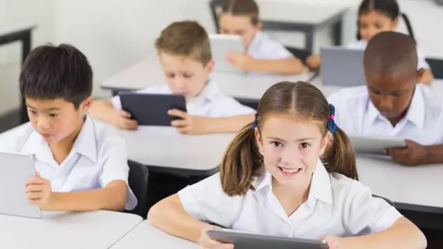 Children in classroom