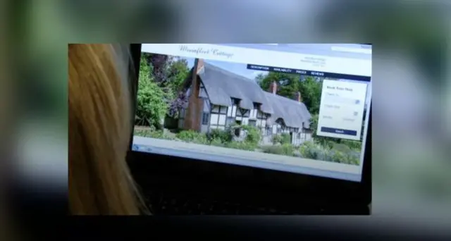 Screen grab of Ann Hathaway's Cottage