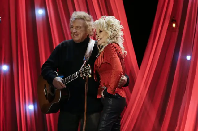 Dolly Parton with Don McLean
