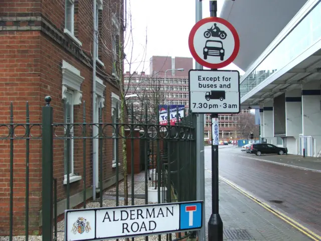 Road sign on Sir Alf Ramsey Way, Ipswich