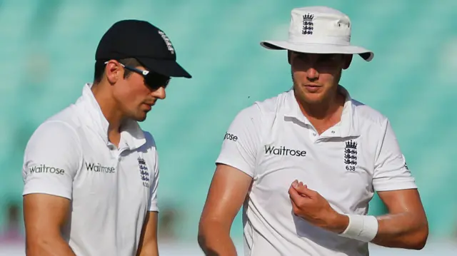 Alastair Cook and Stuart Broad