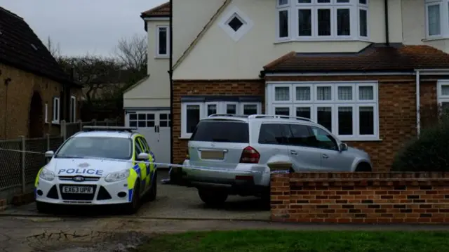 The Byrnes' home in Theydon Bois