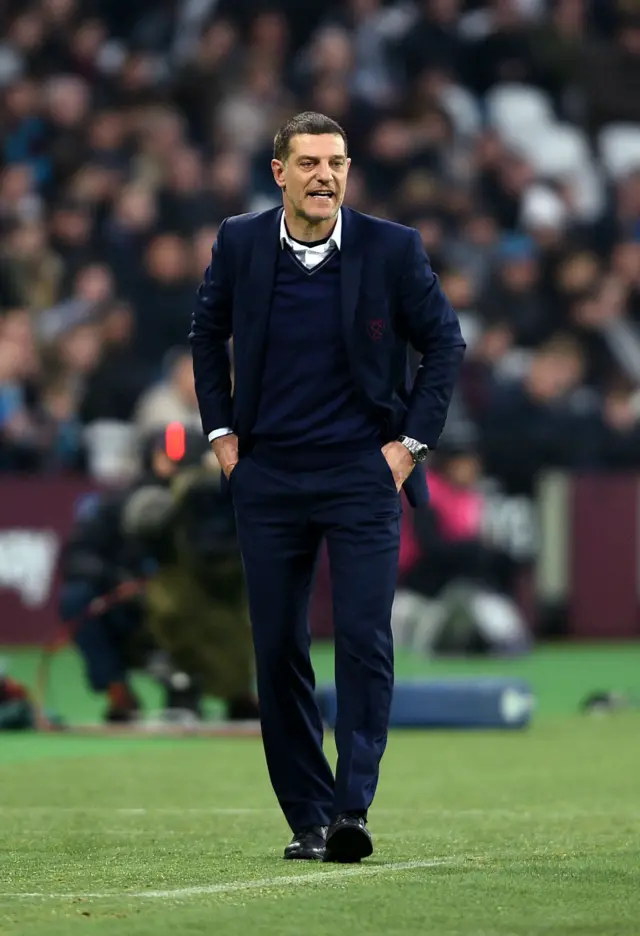 West Ham manager Slaven Bilic