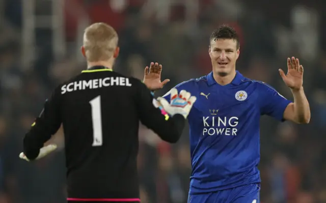 Leicester celebrate