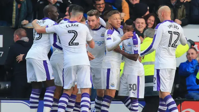 Newcastle celebrate