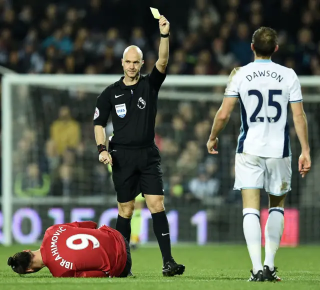 Zlatan Ibrahimovic and Craig Dawson