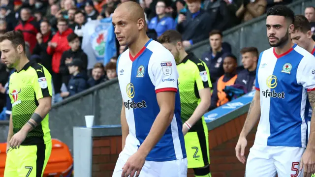 Wes Brown makes Blackburn debut