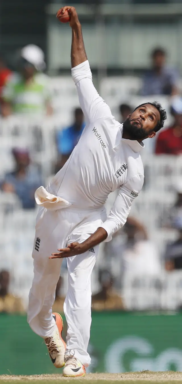 England's Adil Rashid