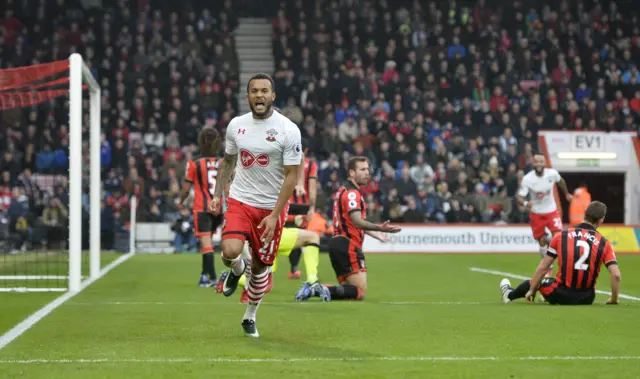 Ryan Bertrand celebrates