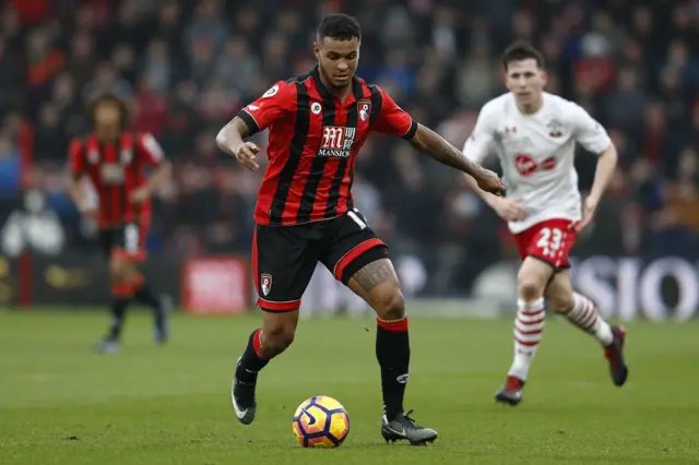 Joshua King in action