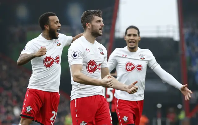 Jay Rodriguez celebrates