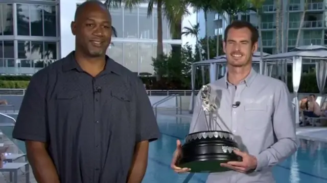 Lennox Lewis and Andy Murray