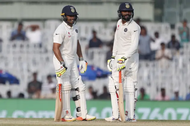 Karun Nair and Ravindra Jadeja