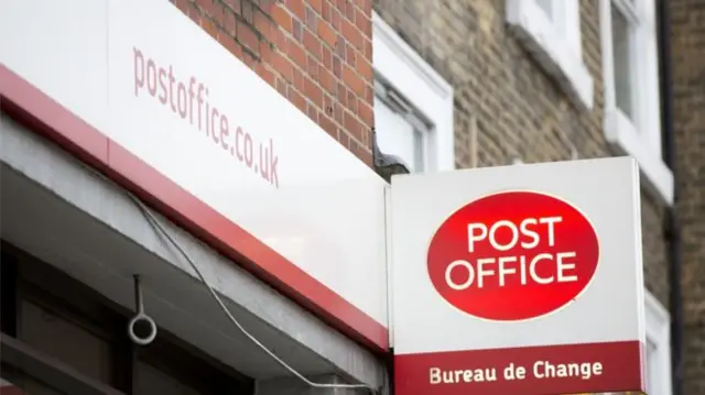 Post office sign