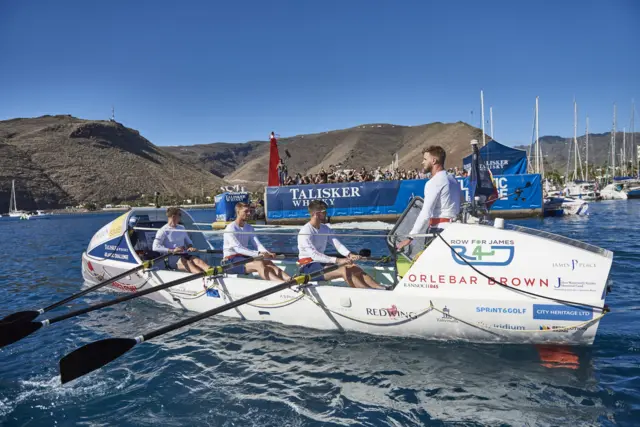 Harry's team at the start