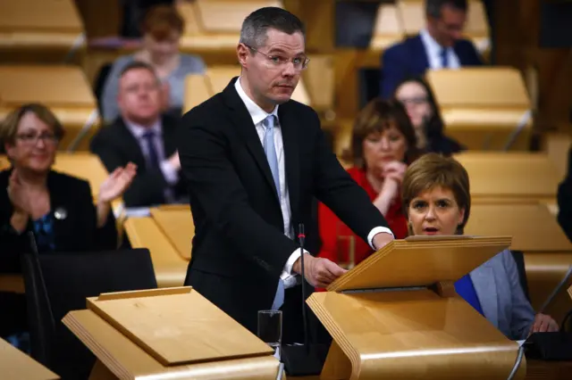 Finance Secretary Derek Mackay