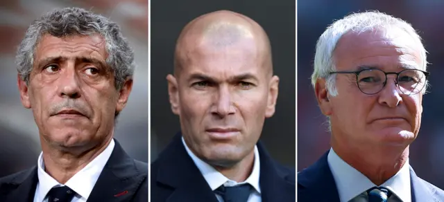 Santos, Zidane, Ranieri