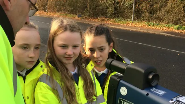 Pupils with camera