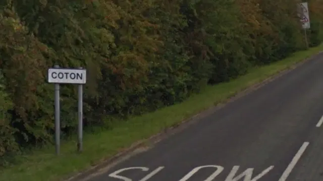 Coton street sign