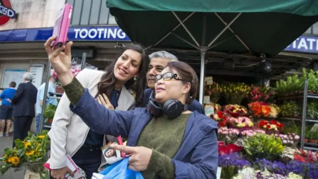 Sadiq Khan in Tooting