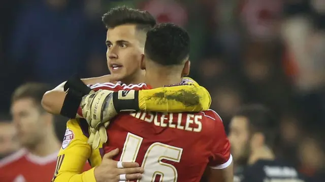 Karl Darlow and Jamaal Lascelles