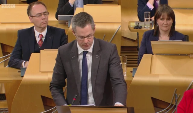 Finance Secretary Derek Mackay