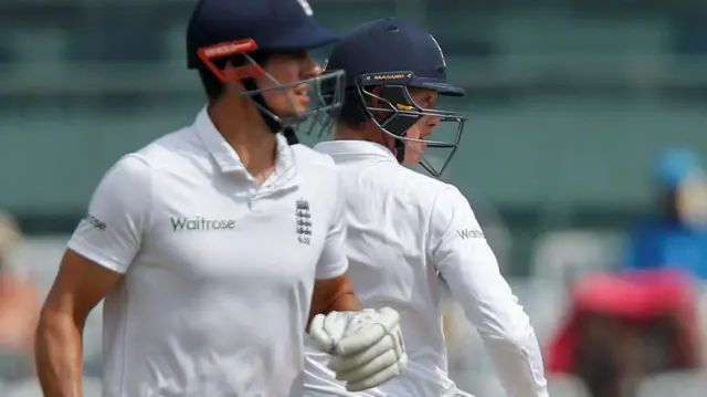 Alastair Cook and Keaton Jennings