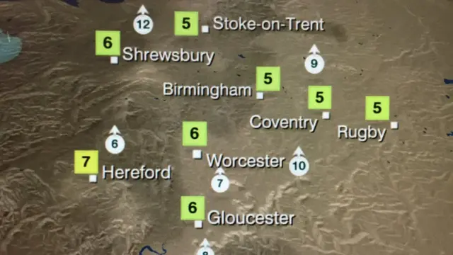 Weather map