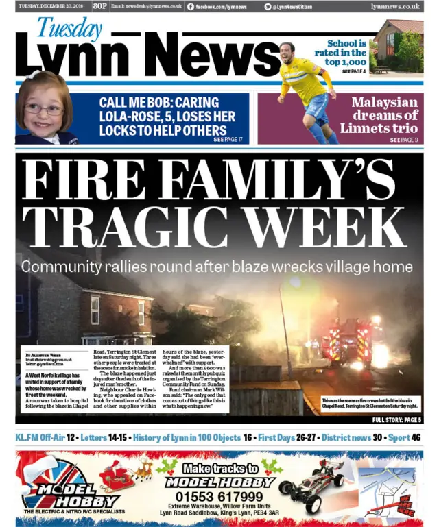 Lynn News on 20 December