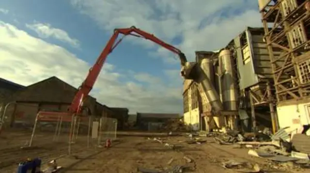 Demolition work