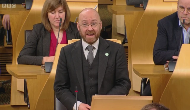 Scottish Greens co-convener Patrick Harvie