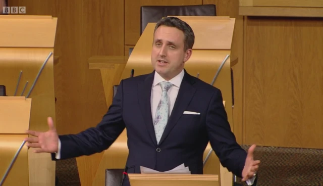 Scottish Lib Dem MSP Alex Cole-Hamilton