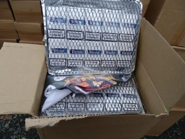 Seized cigarettes