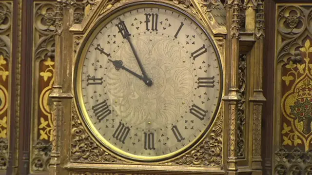 House of Lords clock