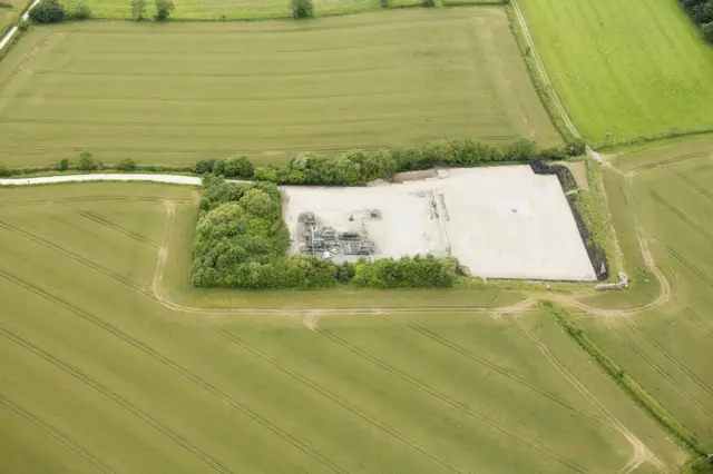 Fracking site near Kirby Misperton